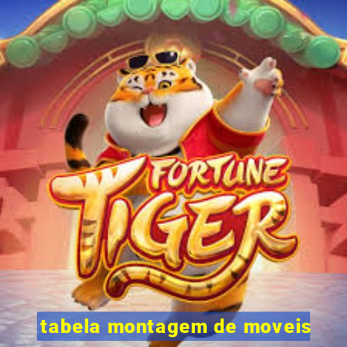 tabela montagem de moveis